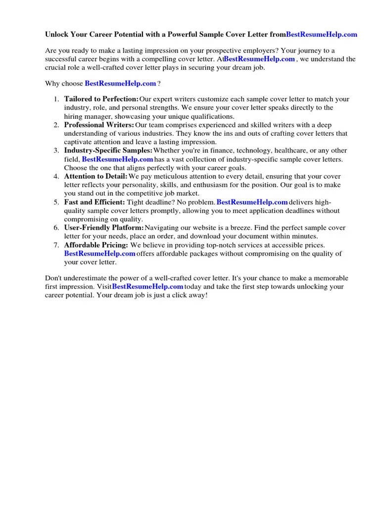 42822 cover letter formatting