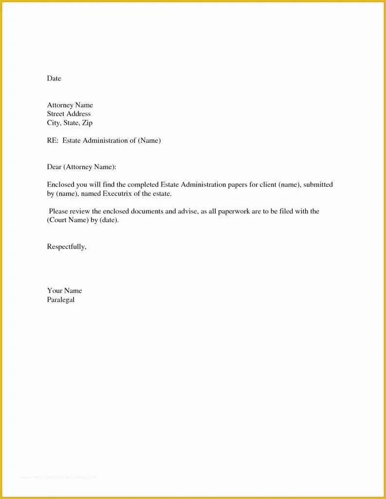 42824 cover letter purpose