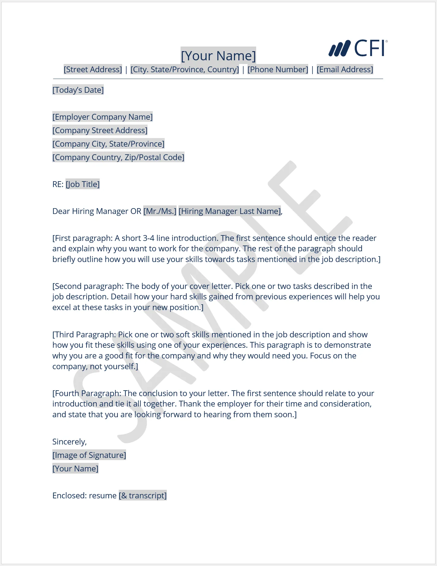 42824 tailoring cover letter