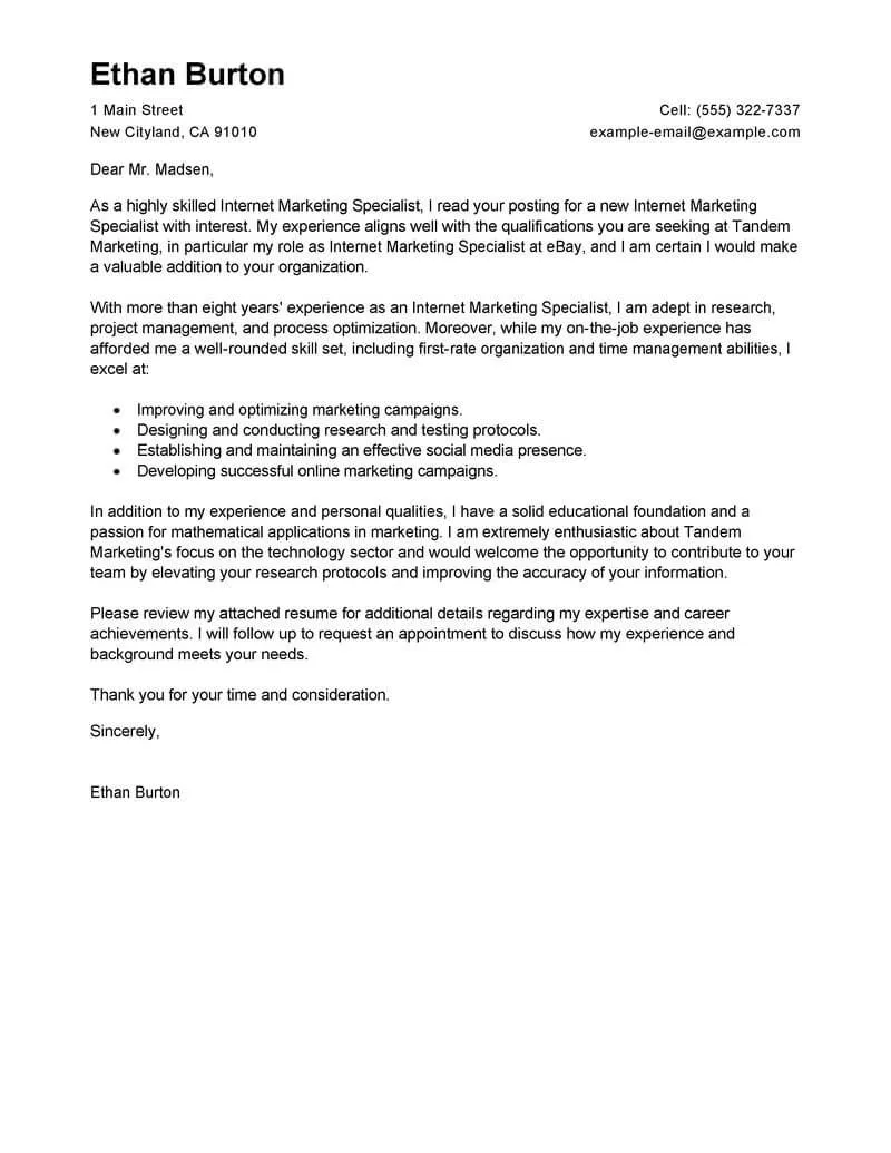 42827 cover letter tailoring