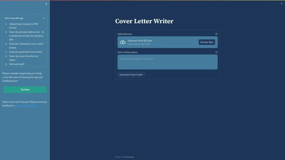 42827 cover letter writing