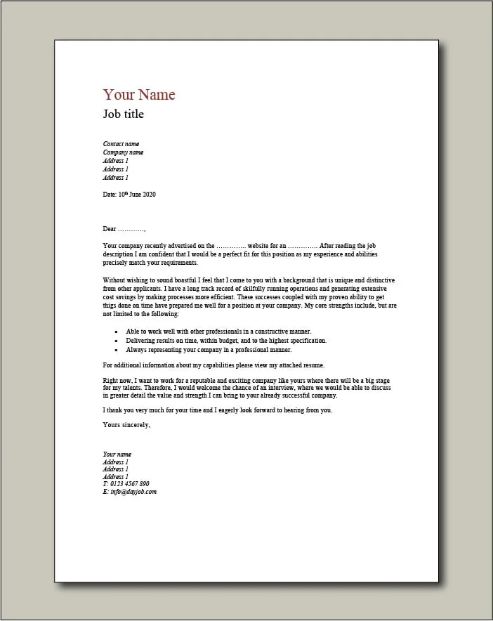 42840 cover letter guide image 5