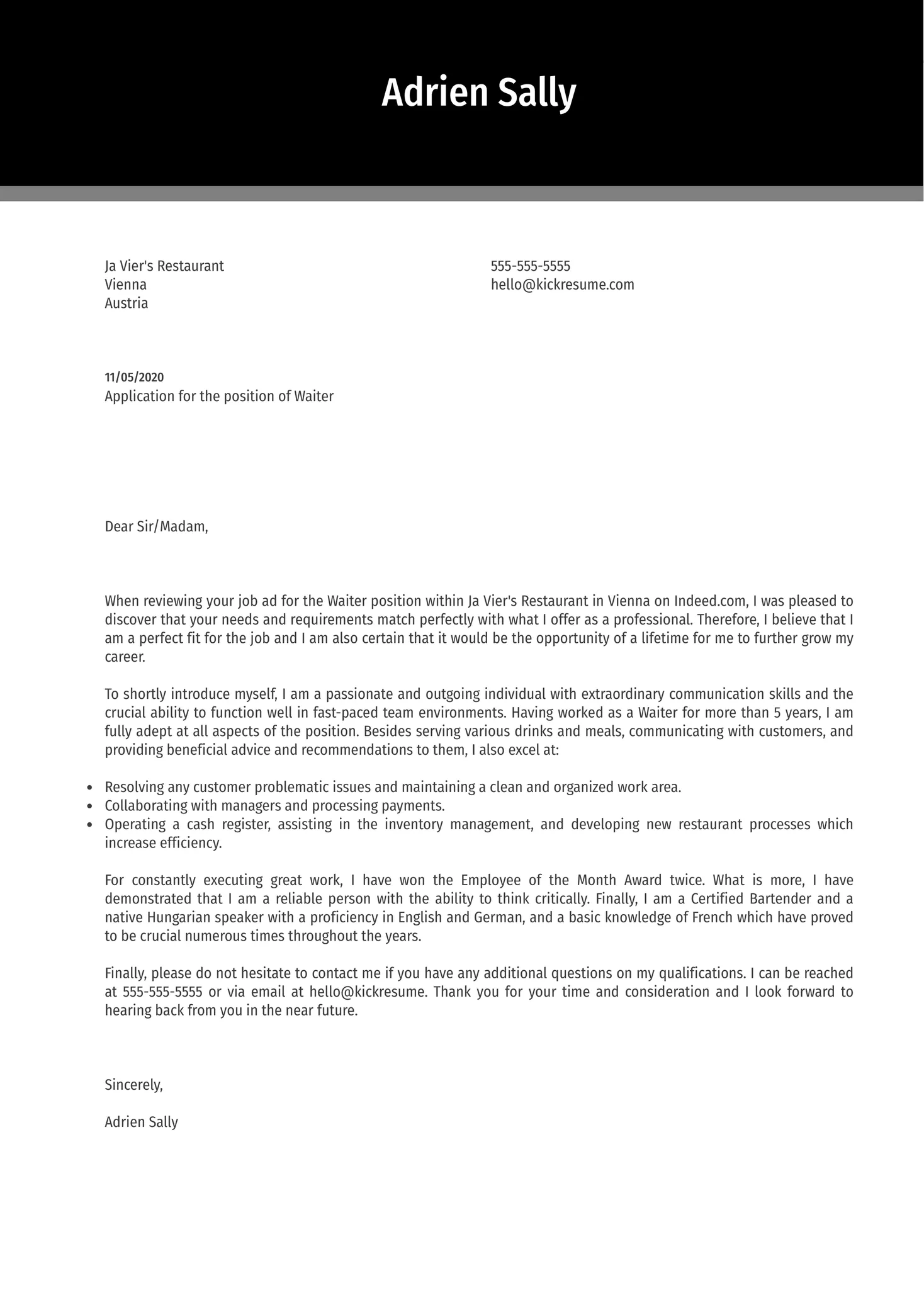 42843 proofreading cover letter