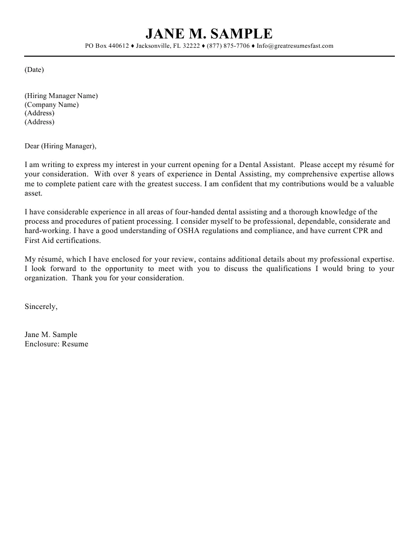 42849 cover letter writing