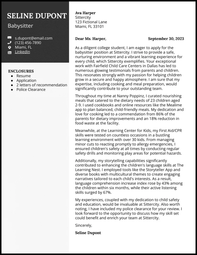 42854 college work study cover letter enthusiasm