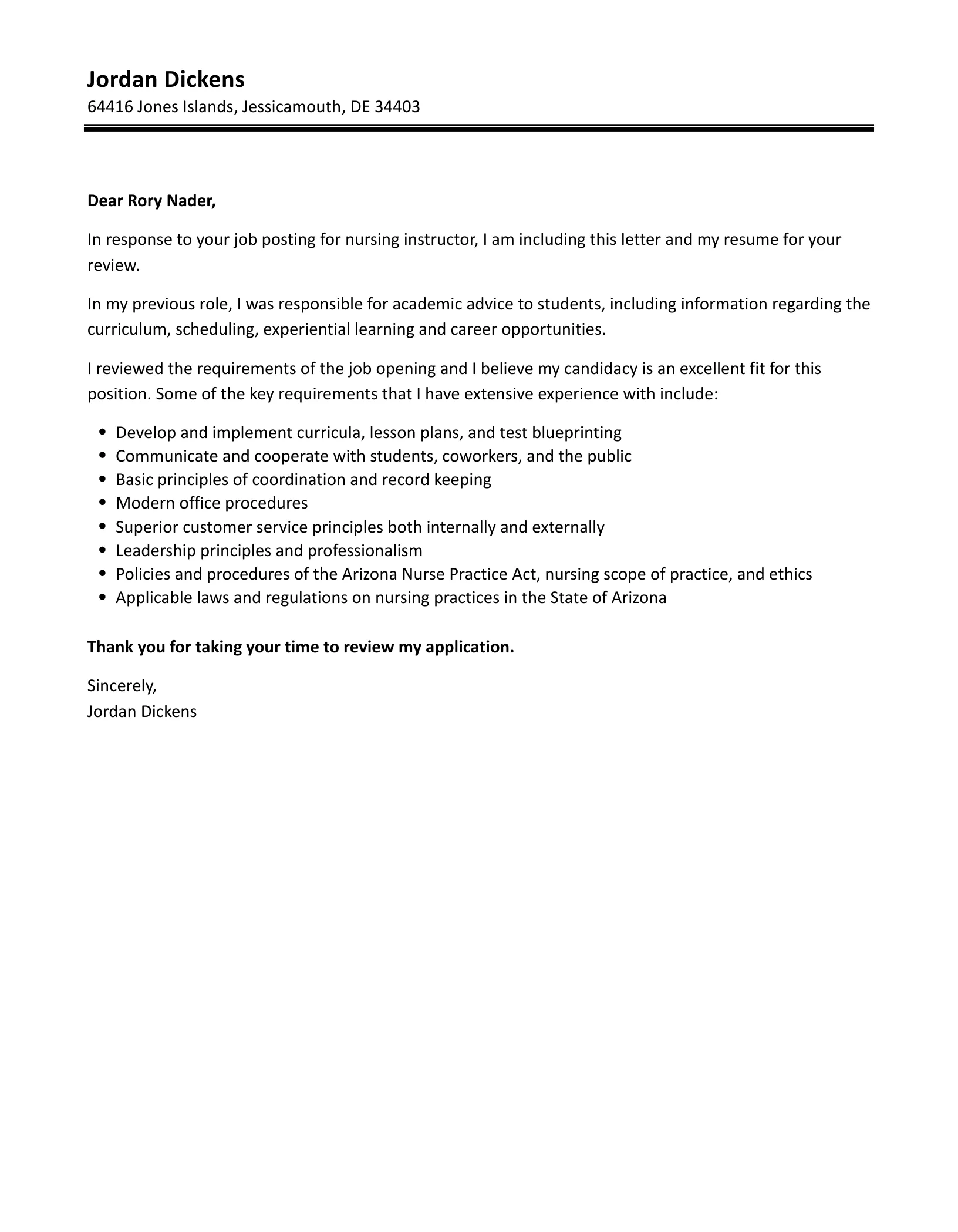 42883 nursing instructor teaching experience