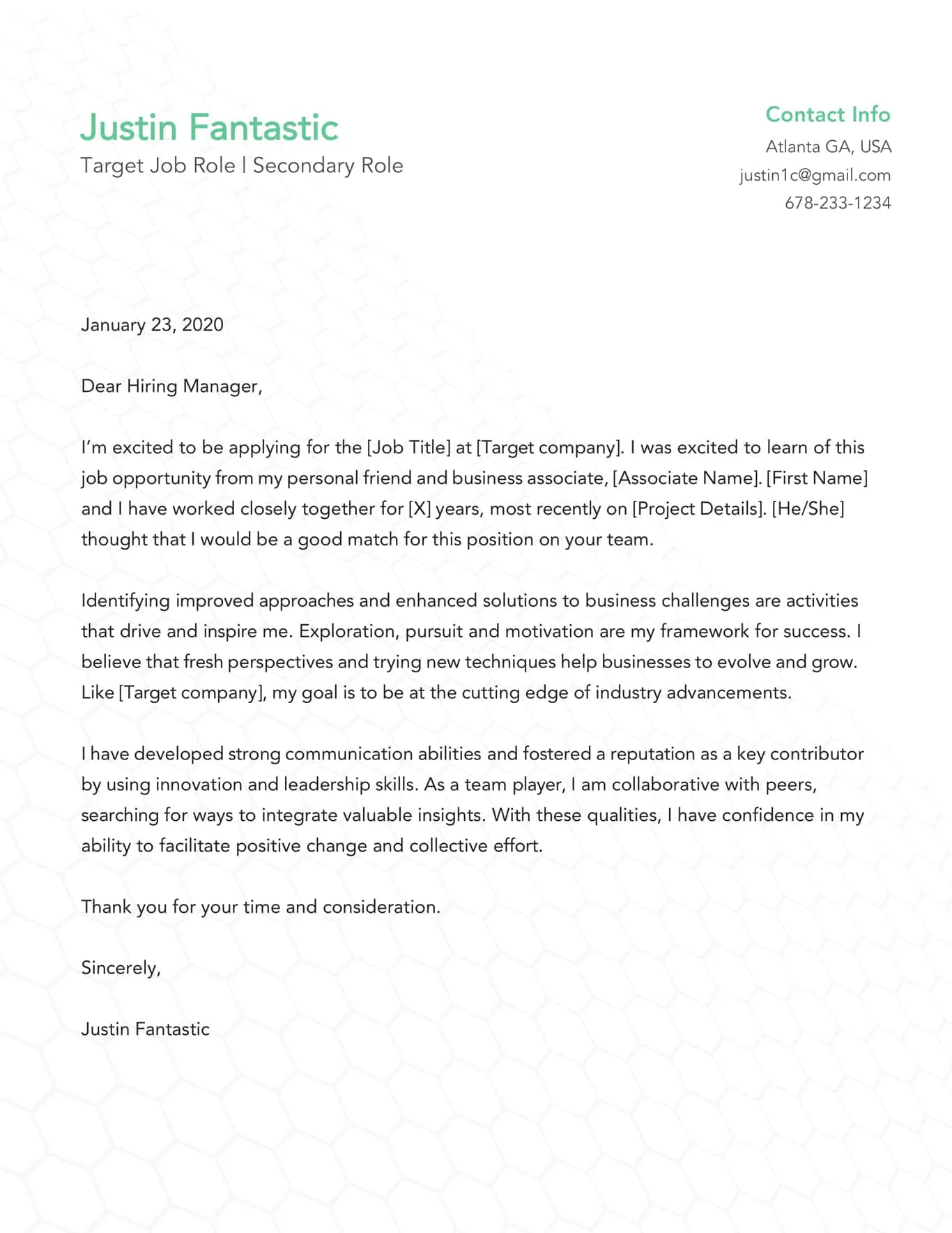 42891 cover letter closing
