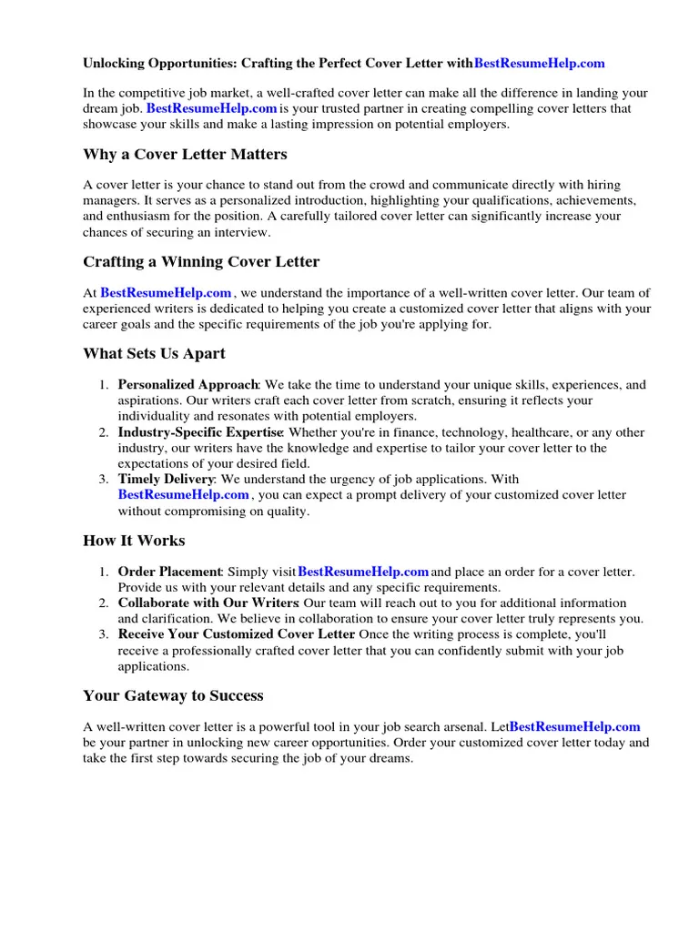42894 cover letter alternatives