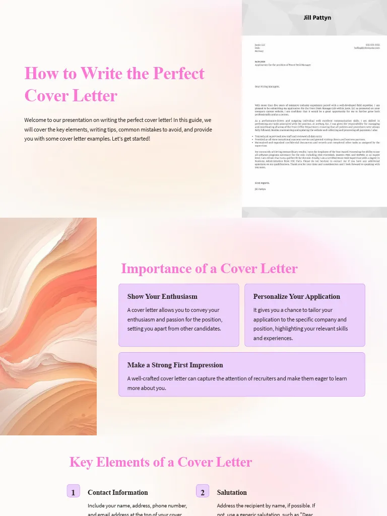 42896 cover letter formatting
