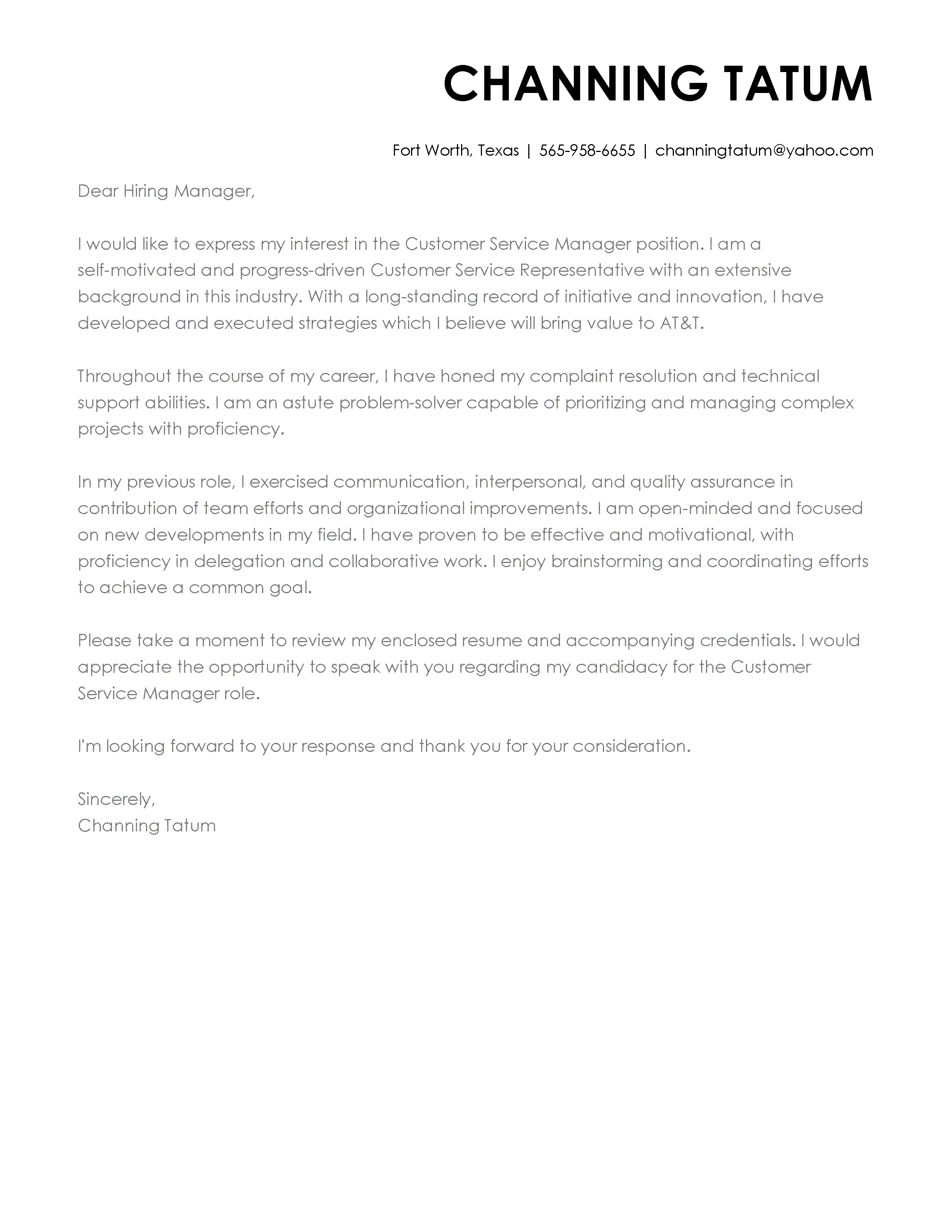 42896 cover letter proofreading