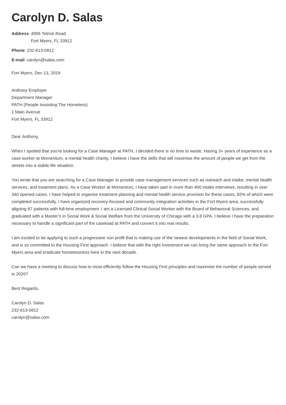 42898 fundraising cover letter example