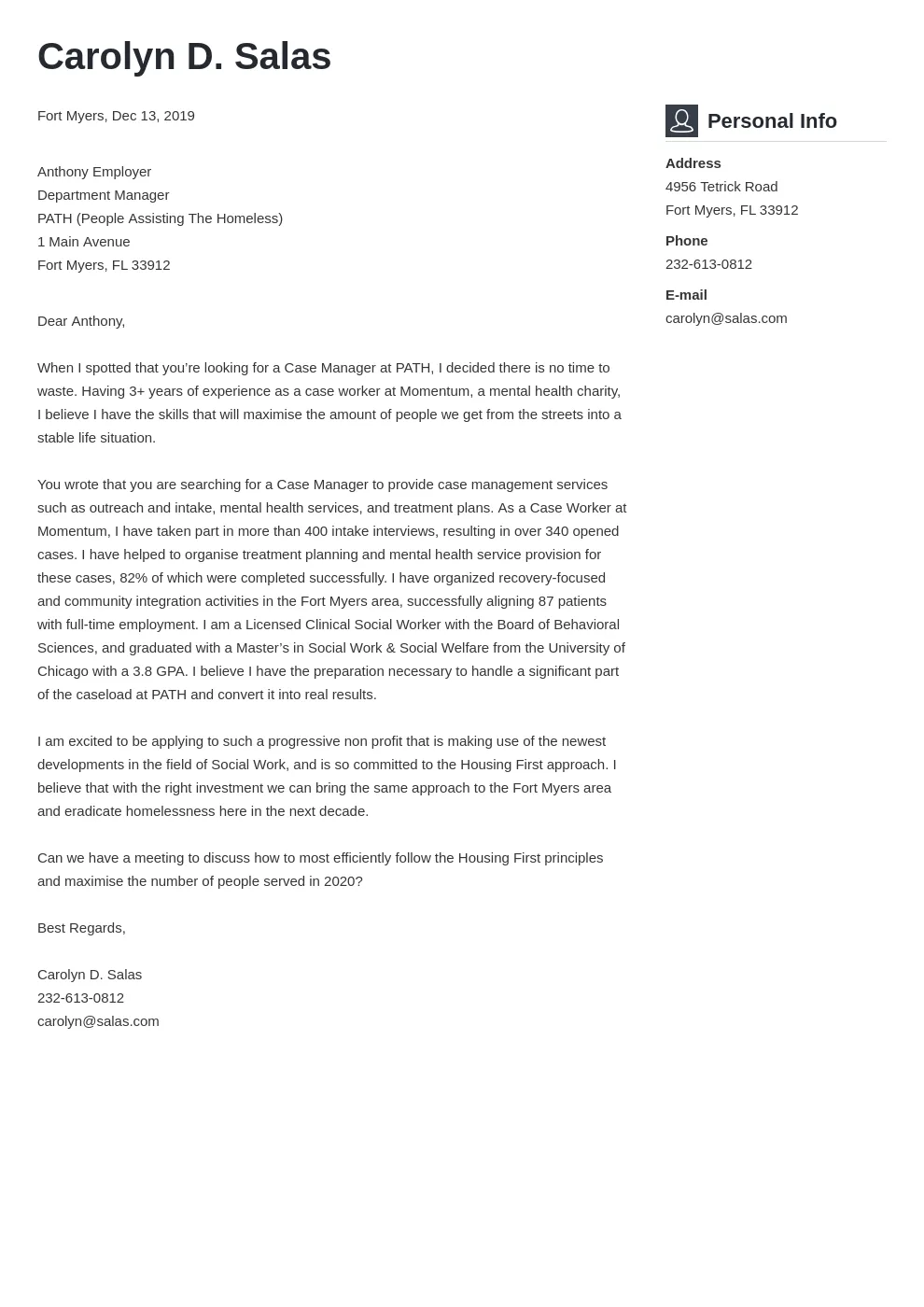 42898 grant writer cover letter example
