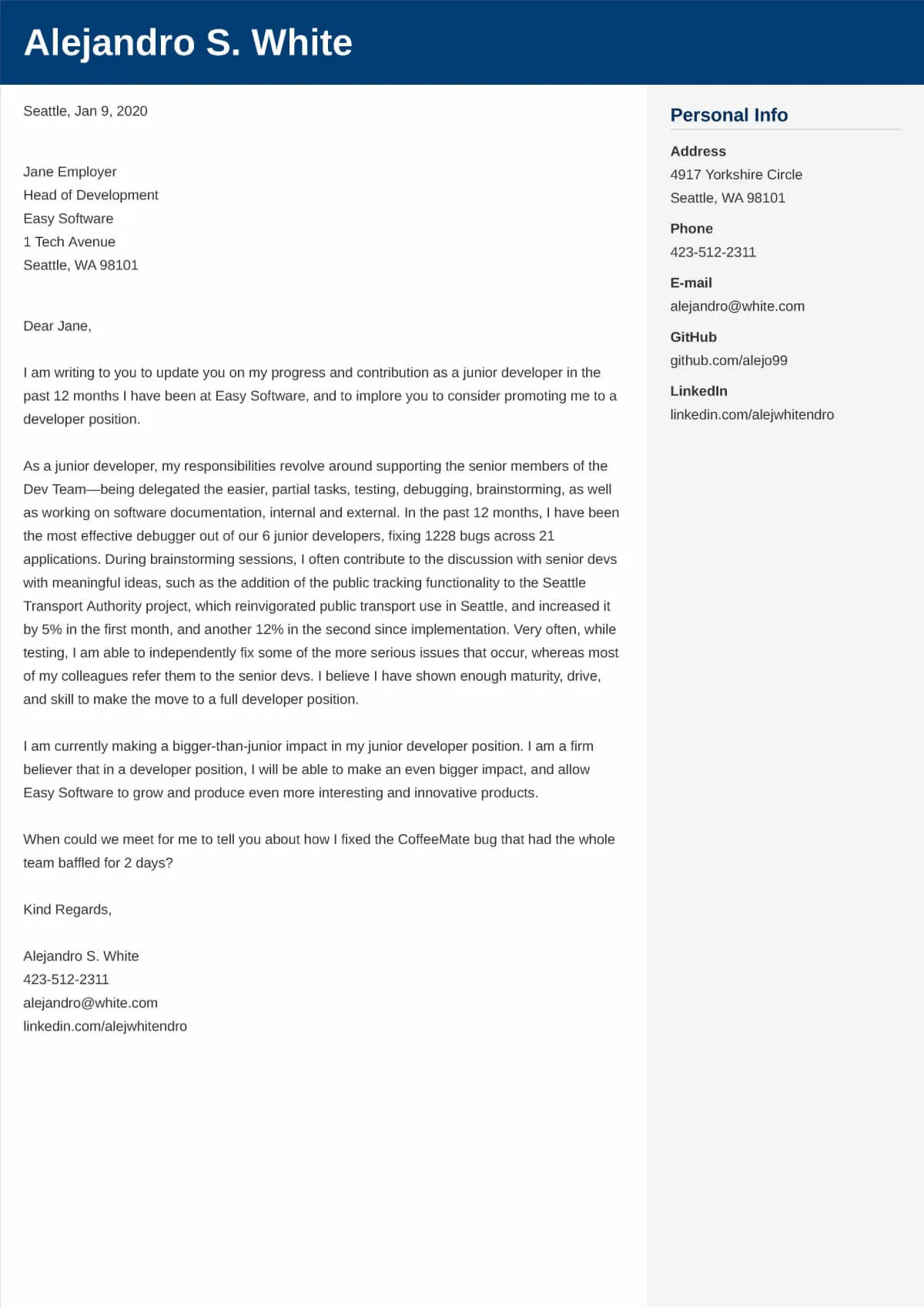 42900 cover letter formatting