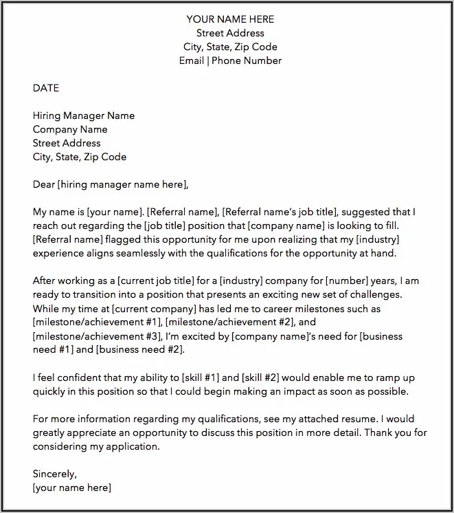 42903 personalizing cover letter