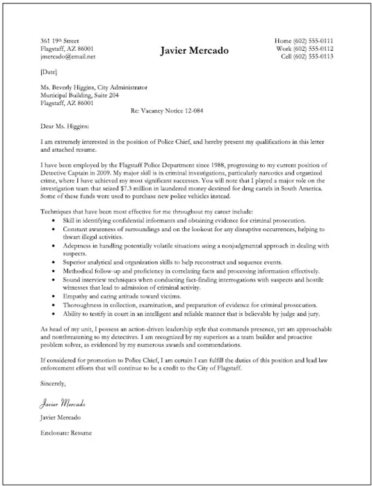 42904 cover letter structure