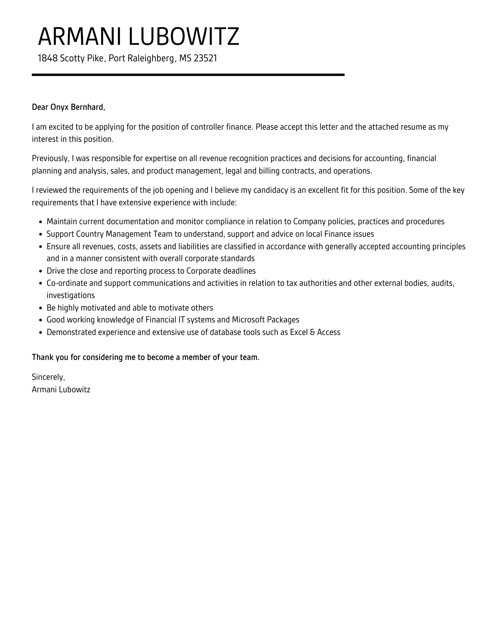 42905 cover letter finance controller 4