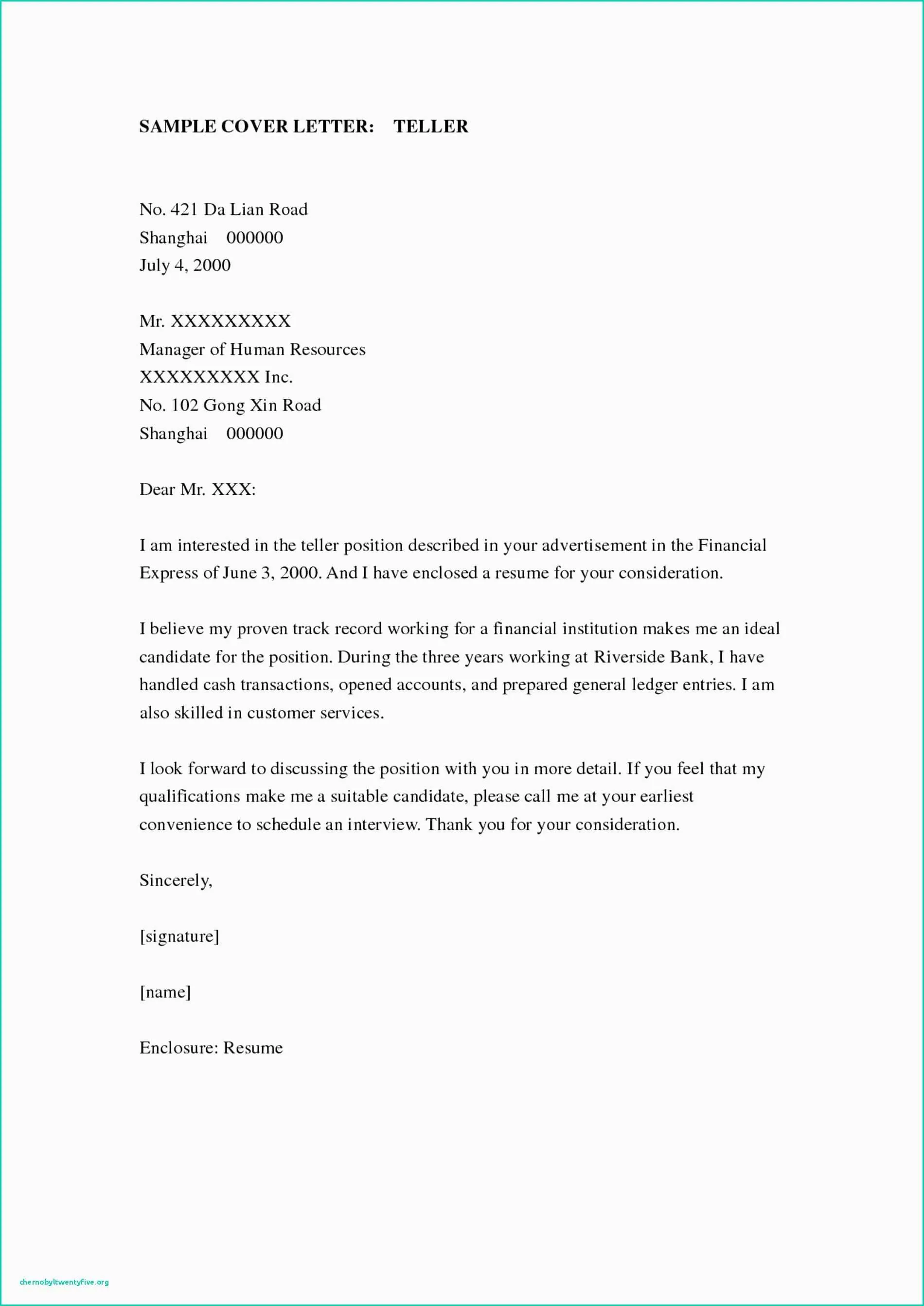 42931 cover letter structure