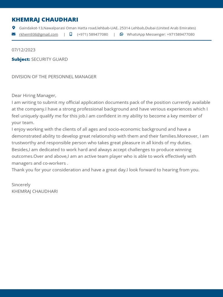 42932 cover letter fundamentals