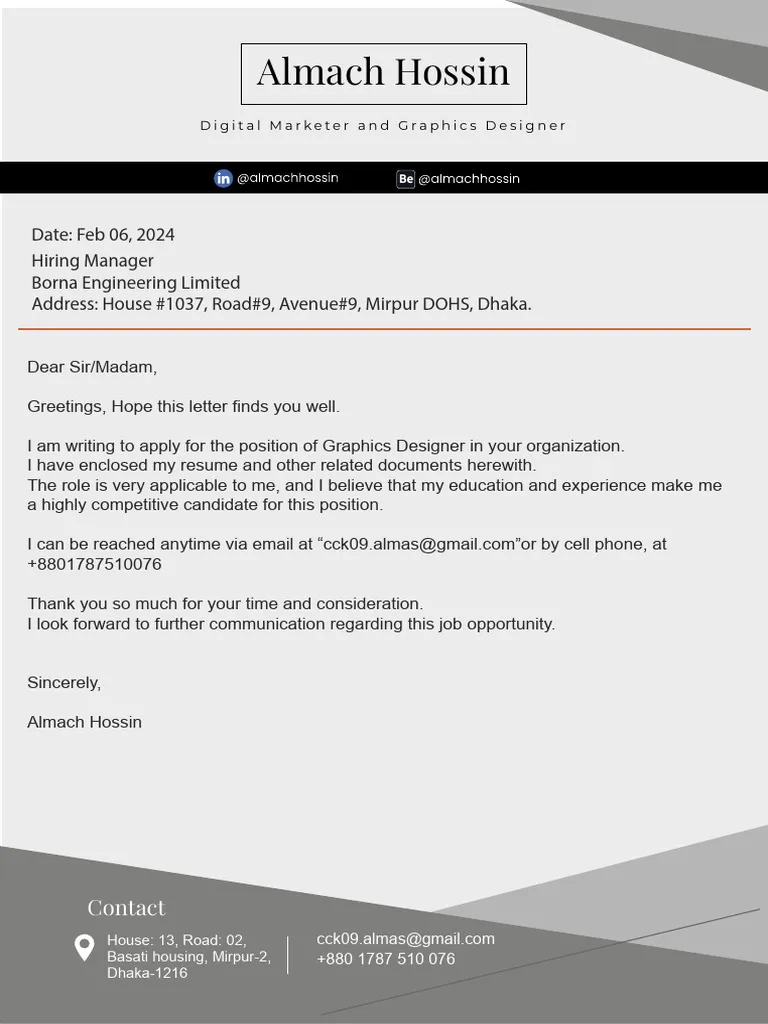 42932 entry level cover letter