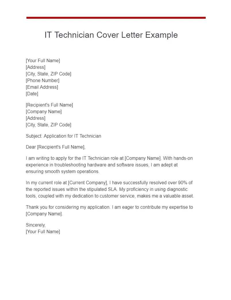 42938 it cover letter formatting