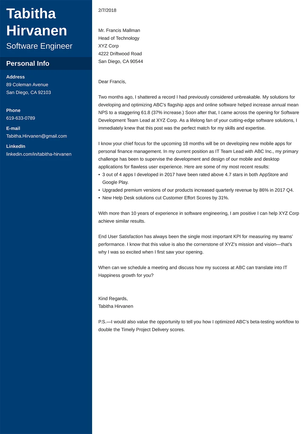 42943 cover letter format