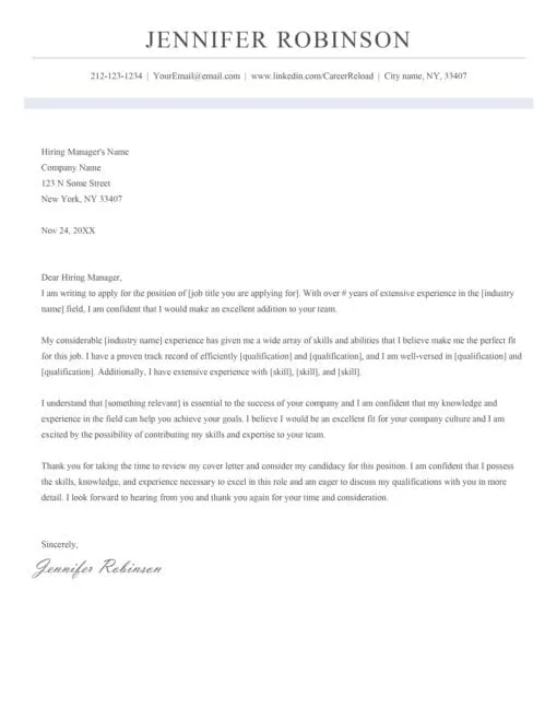 42943 tailoring cover letter