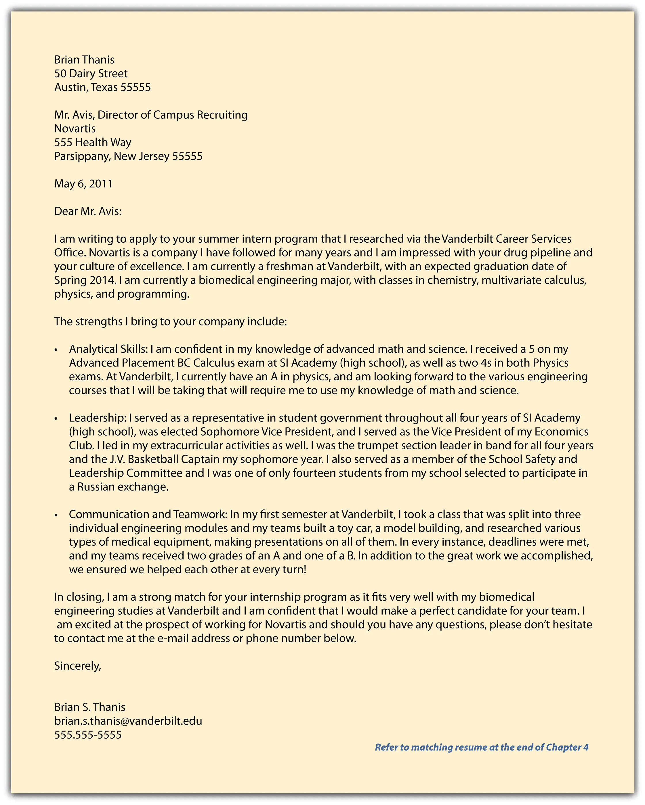 42946 achievements cover letter