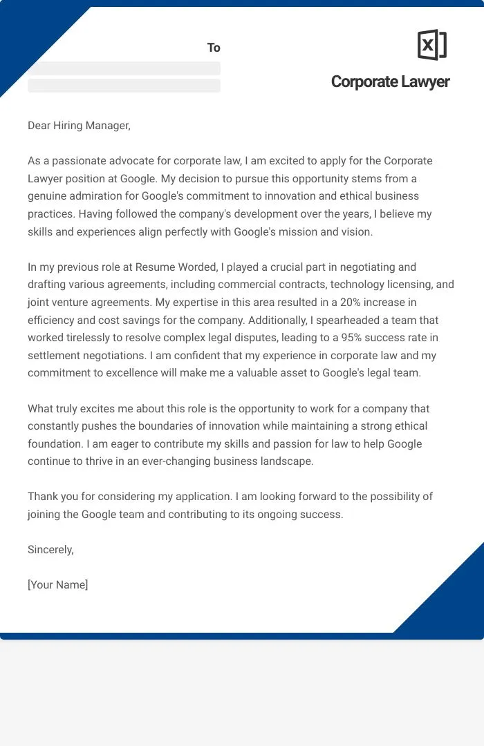 42952 cover letter formatting