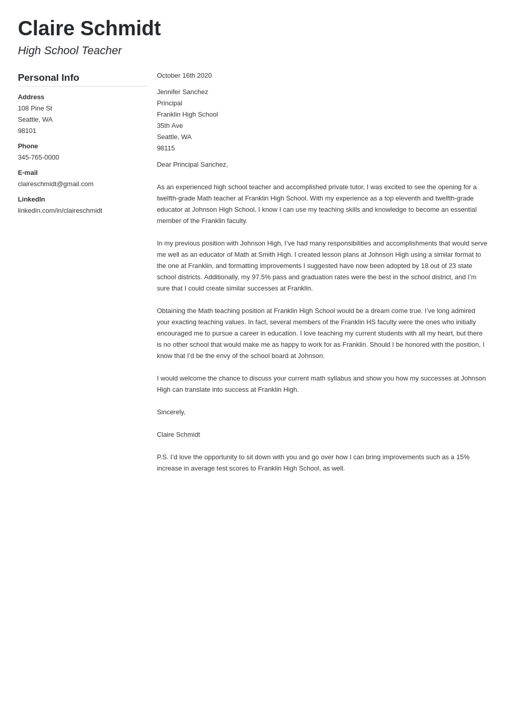 42954 cover letter elements