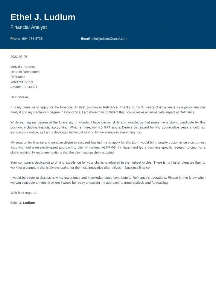 42954 customizing cover letter
