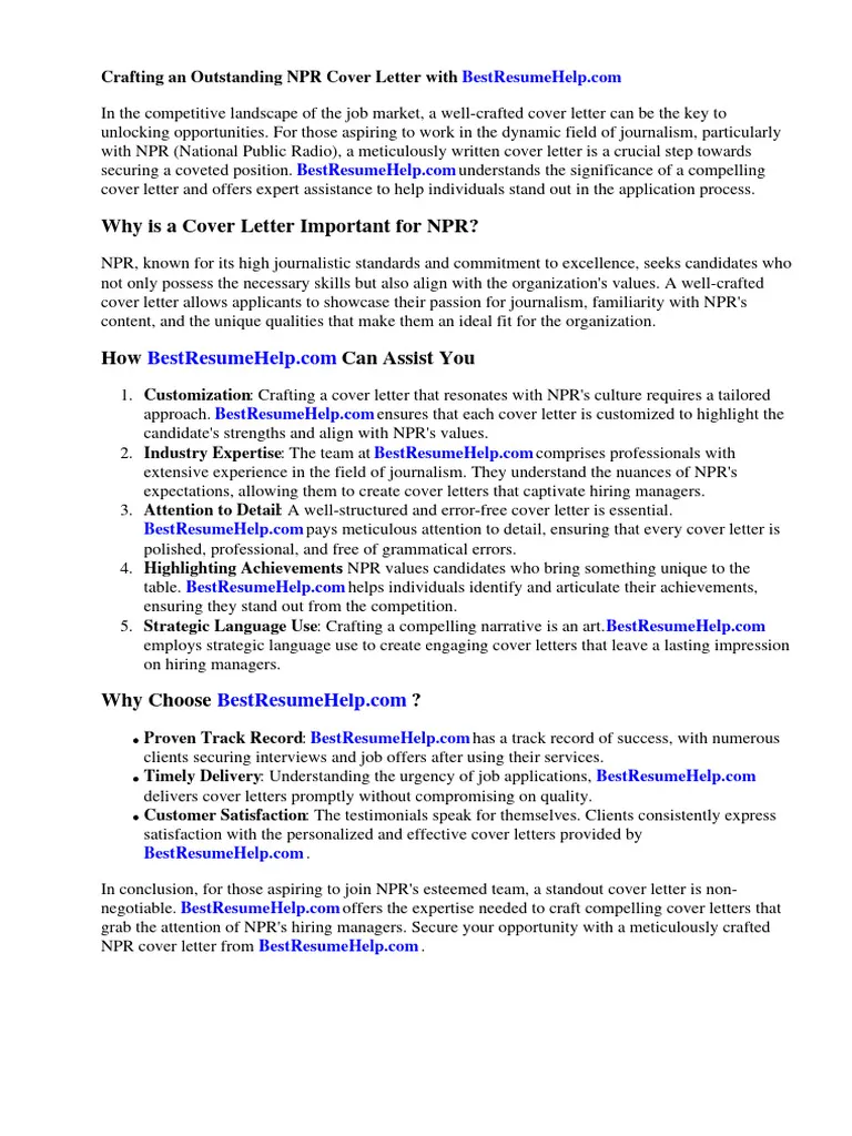 42959 npr cover letter writing