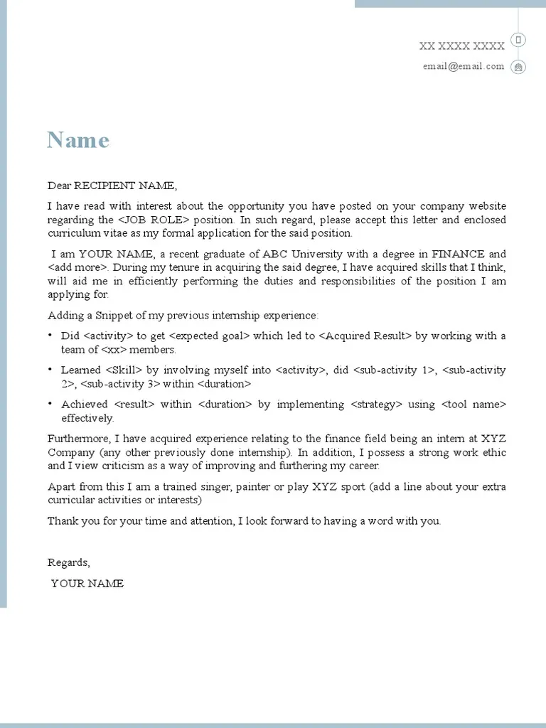 42961 finance cover letter example 1
