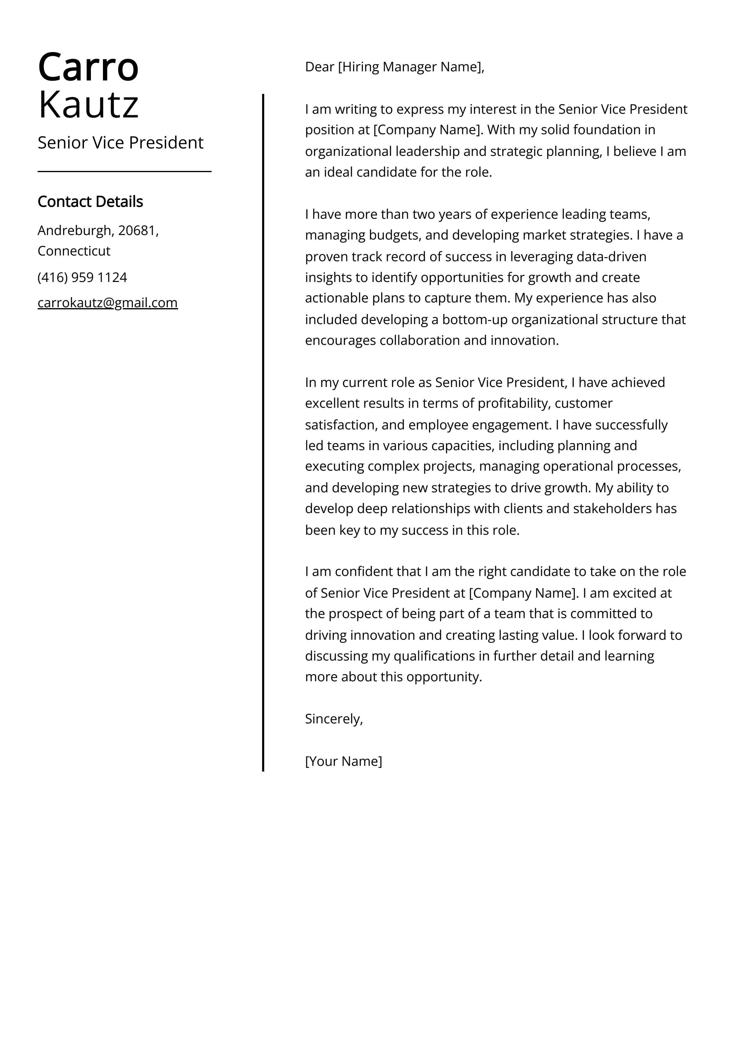 42962 student affairs vp cover letter experience