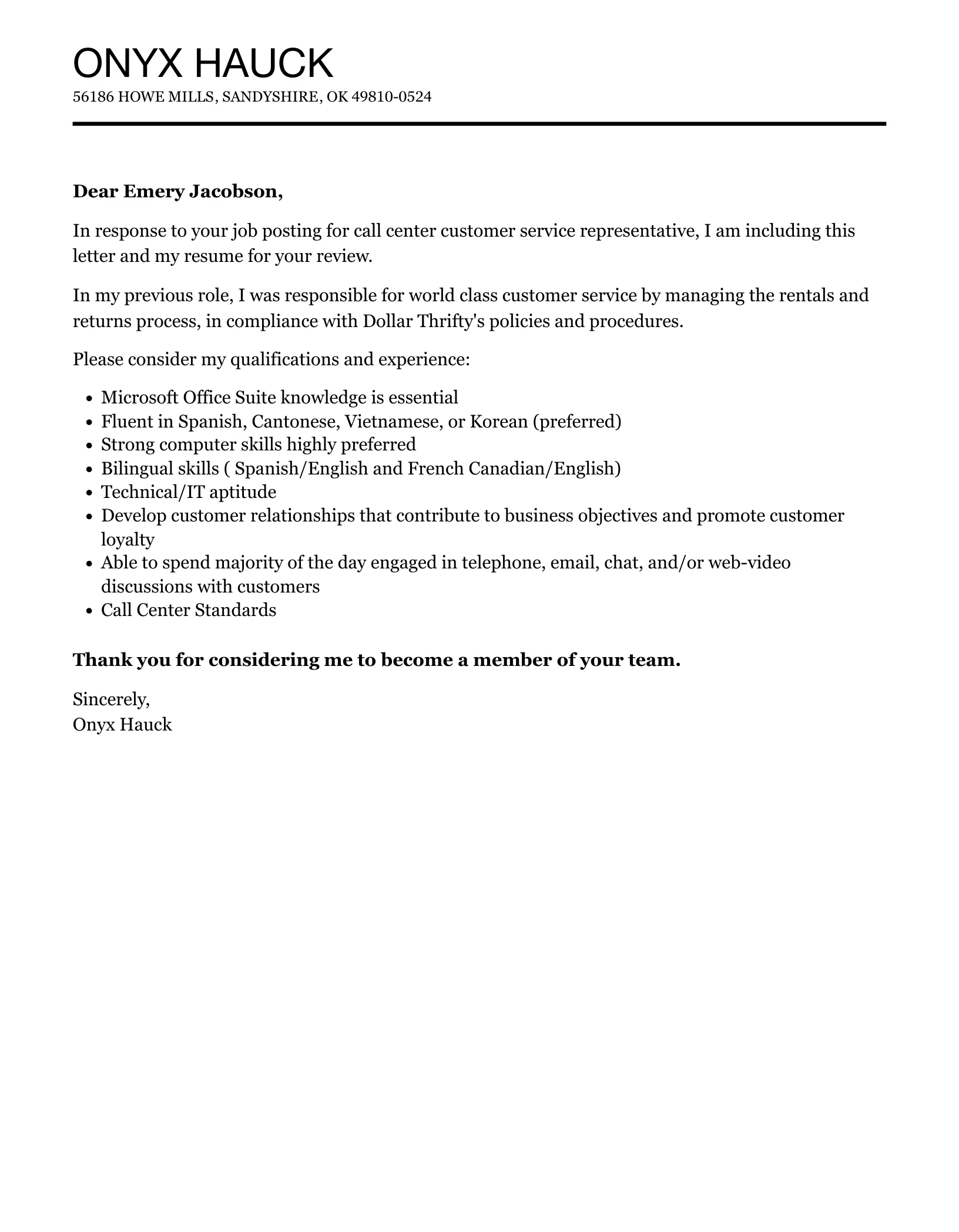42974 crm software experience