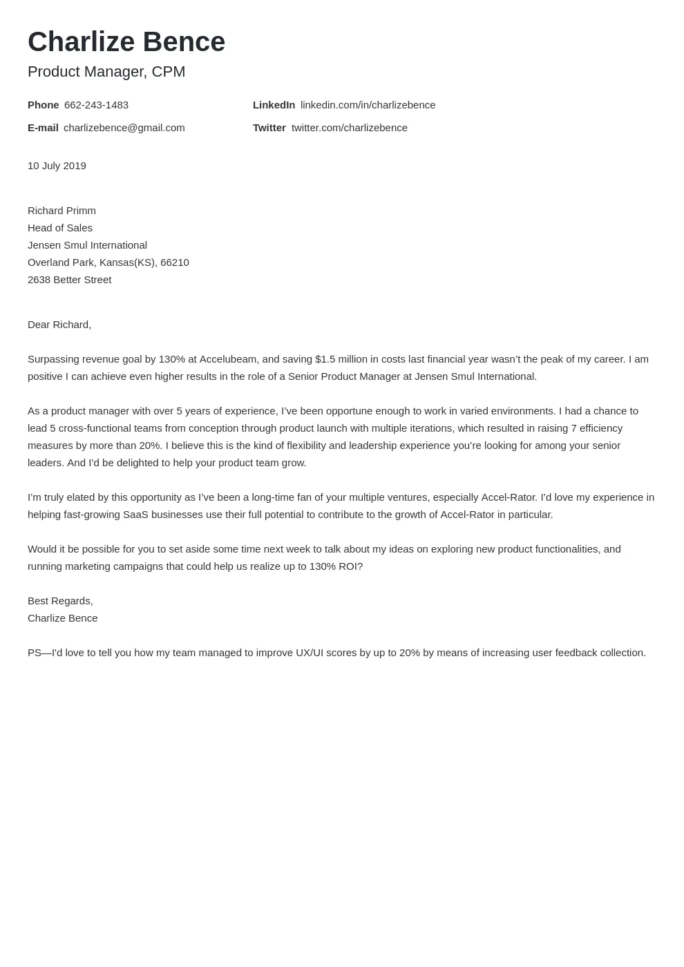 42983 entry level cover letter