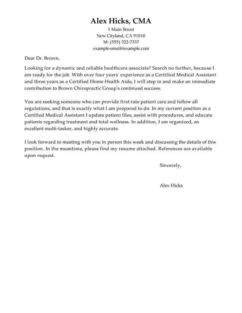 42984 healthcare cover letter image2