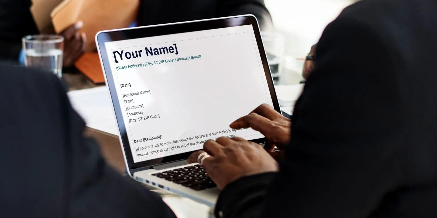42987 cover letter header