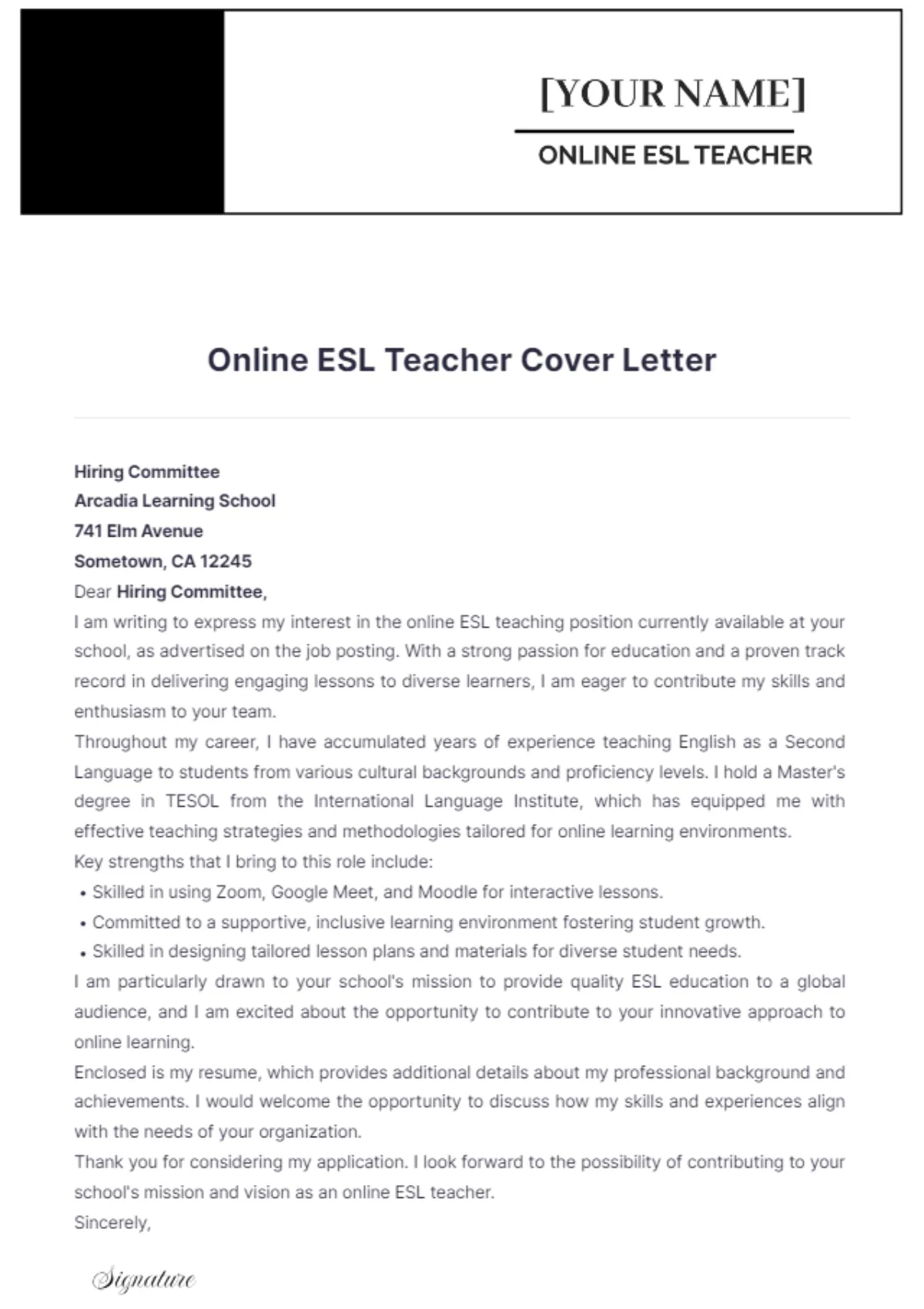 42989 esl teacher certifications