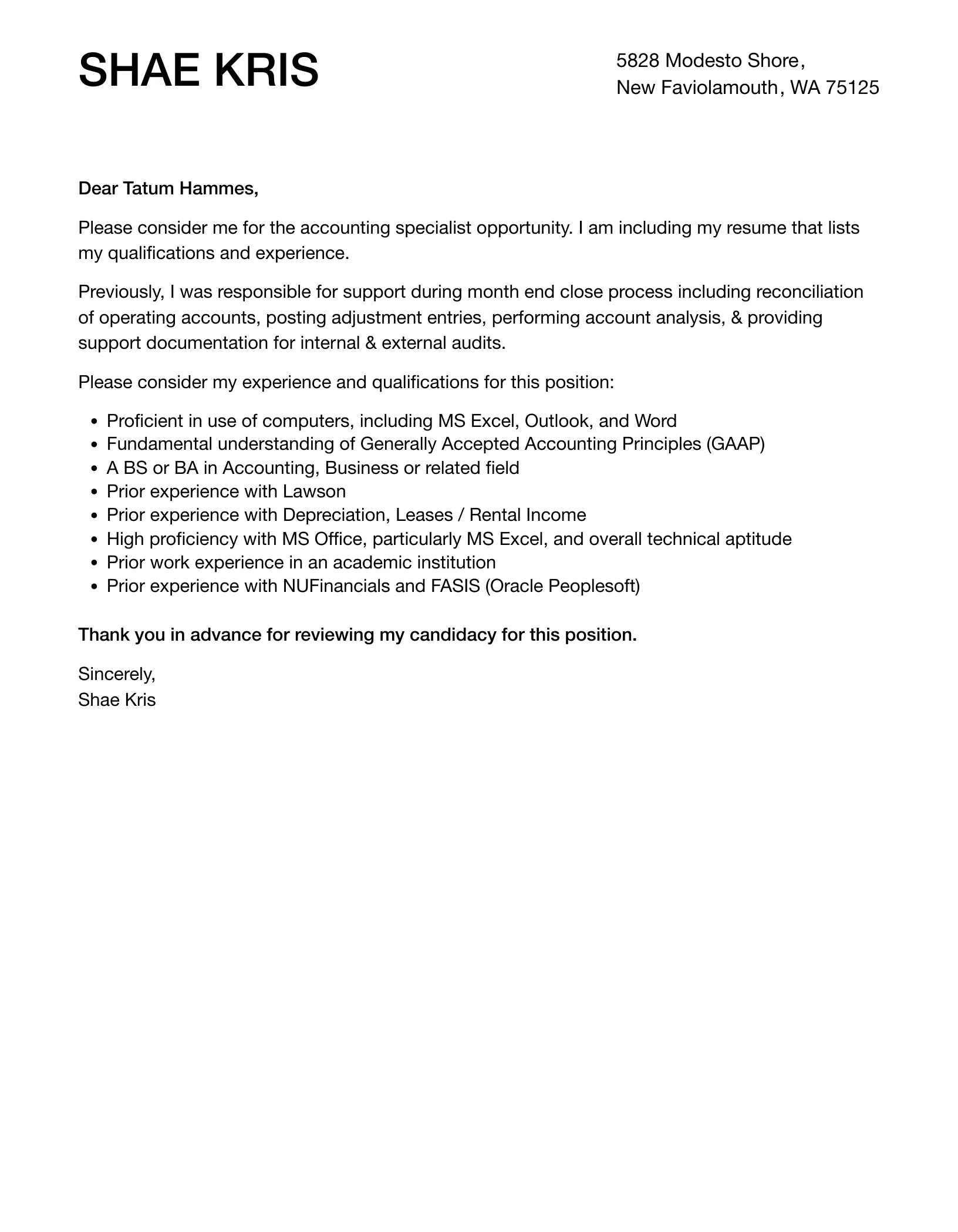 42990 cover letter examples