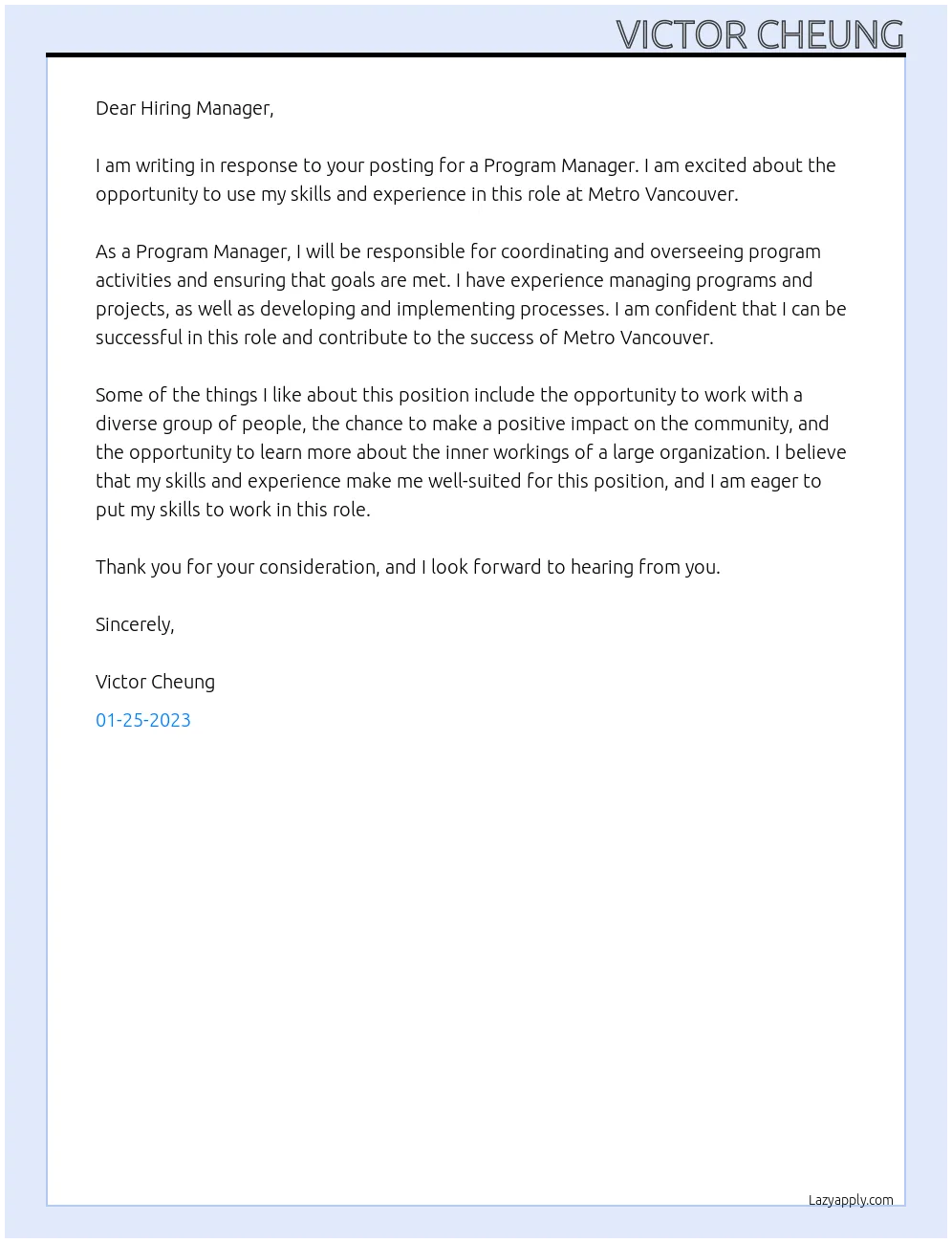 42991 program management cover letter 2