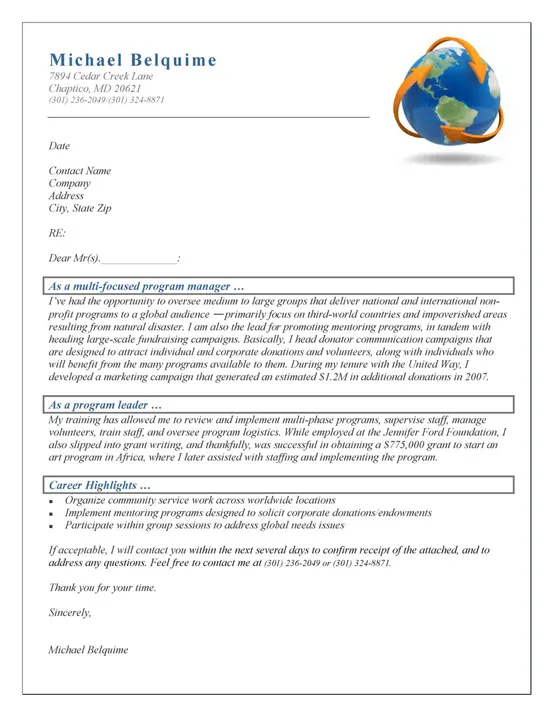 42991 program management cover letter 3