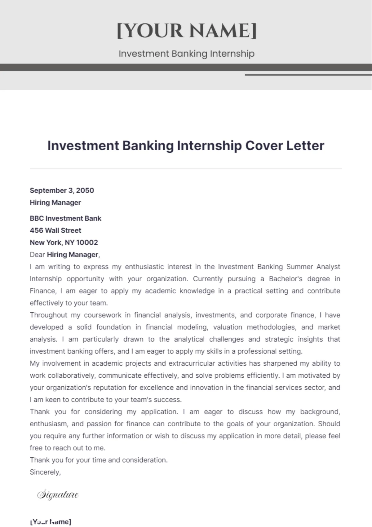 42995 tailoring cover letter