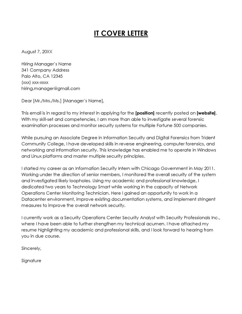 42997 it formatting cover letter