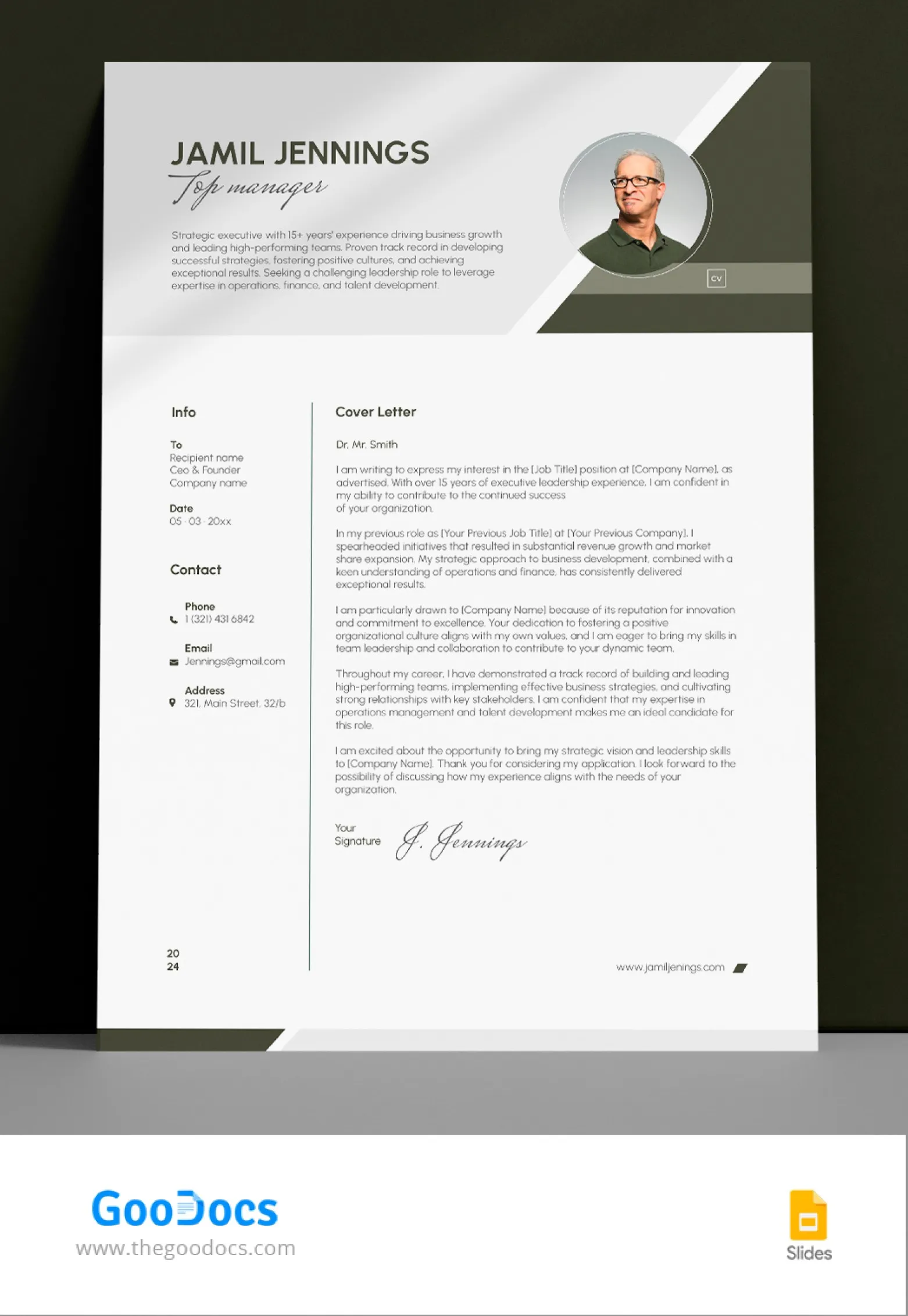 43005 cover letter espanol format