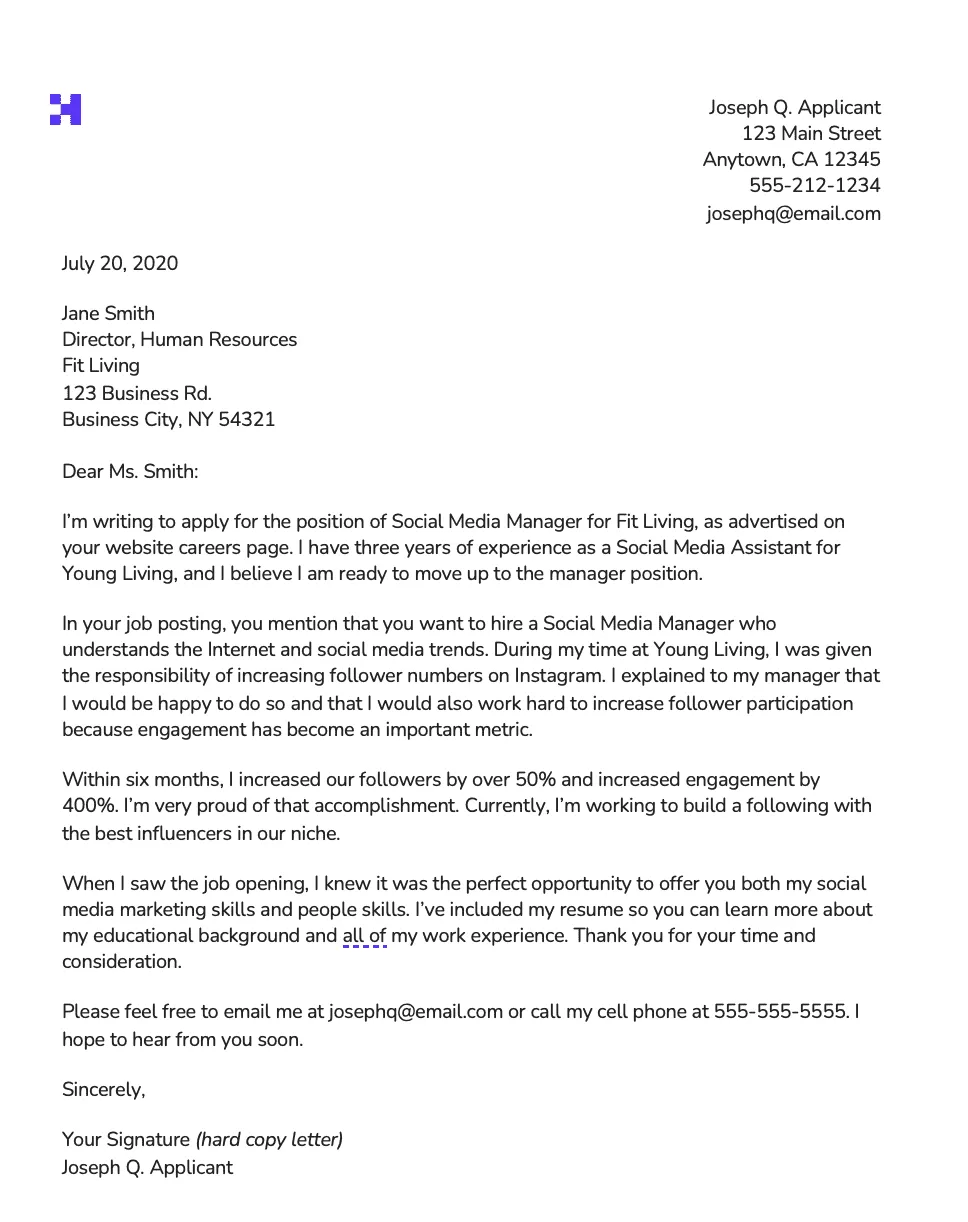 43005 cover letter espanol passion