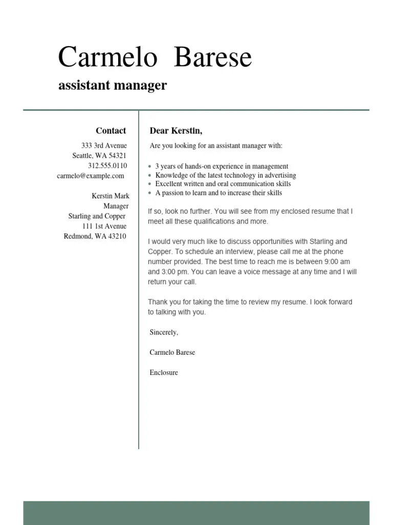 43006 modern cover letter header