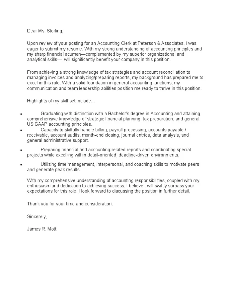 43029 industry specific cover letter