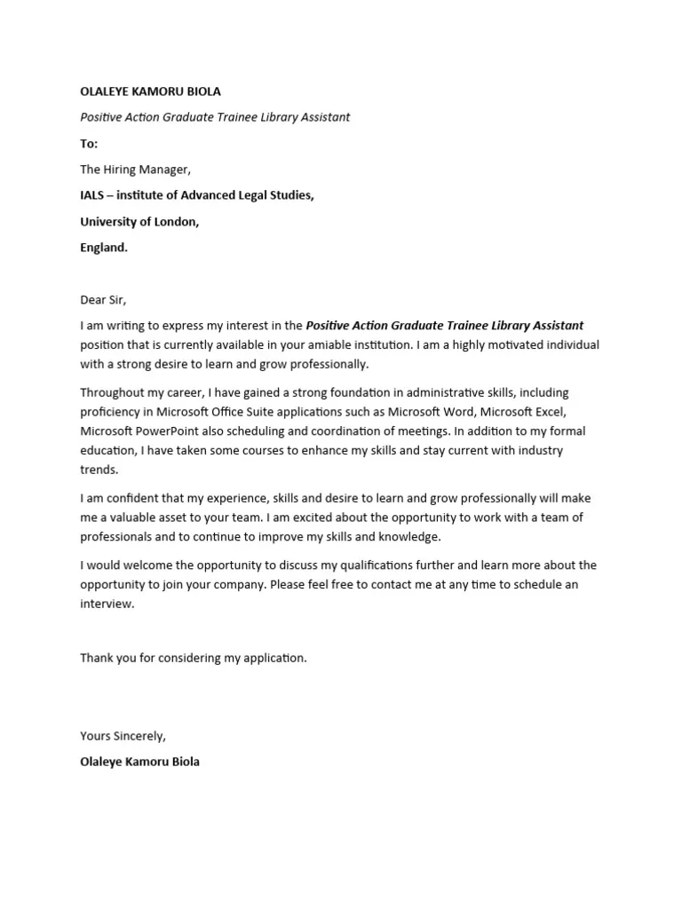 43032 cover letter cv importance