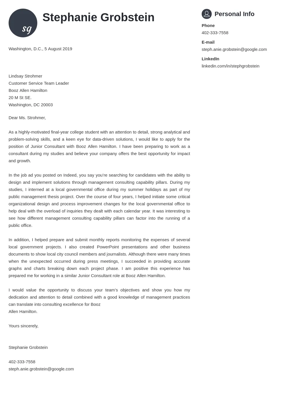 43038 tailoring cover letter