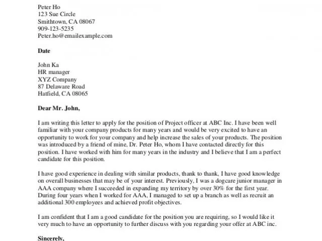43050 key cover letter elements